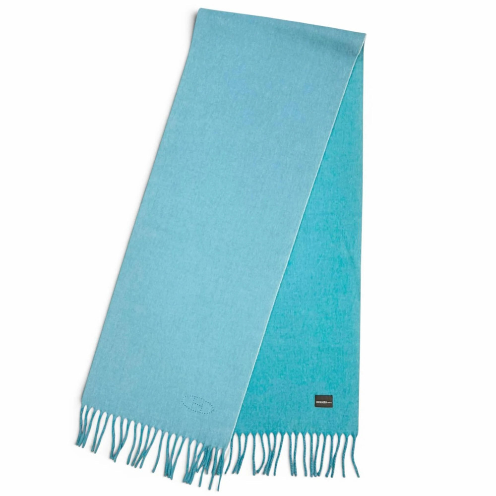 HERMES Blue Scarf - Picture 3 of 9